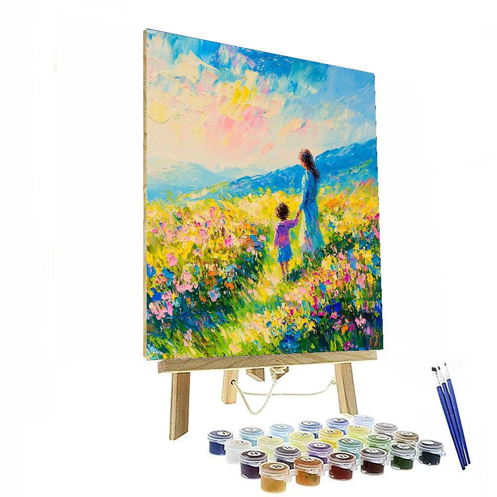 Together In Bloom Number Painting