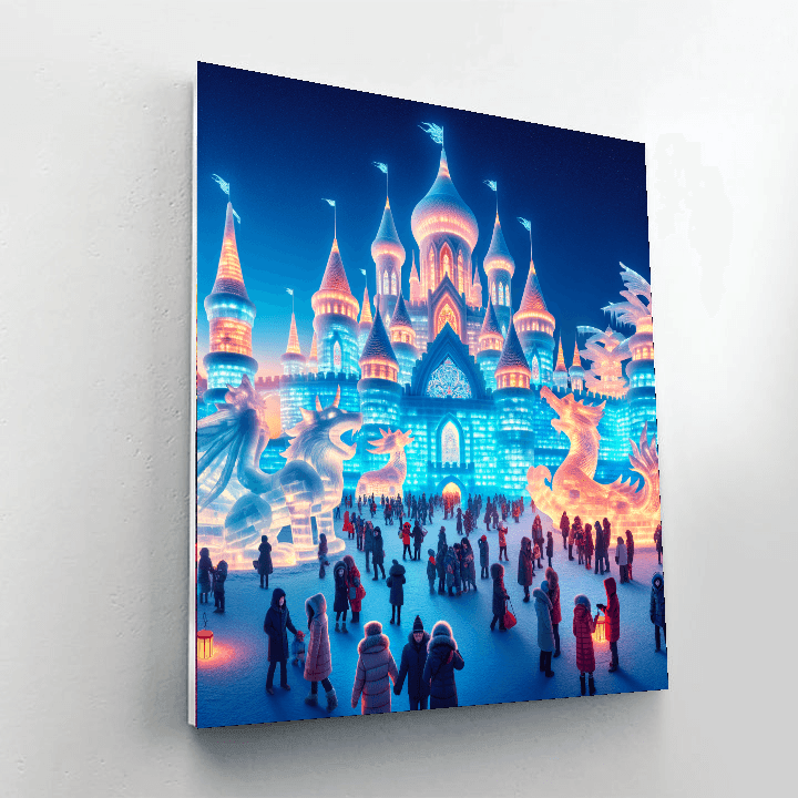 Harbin Ice And Snow Sculpture Festival - China Painting Number Kit