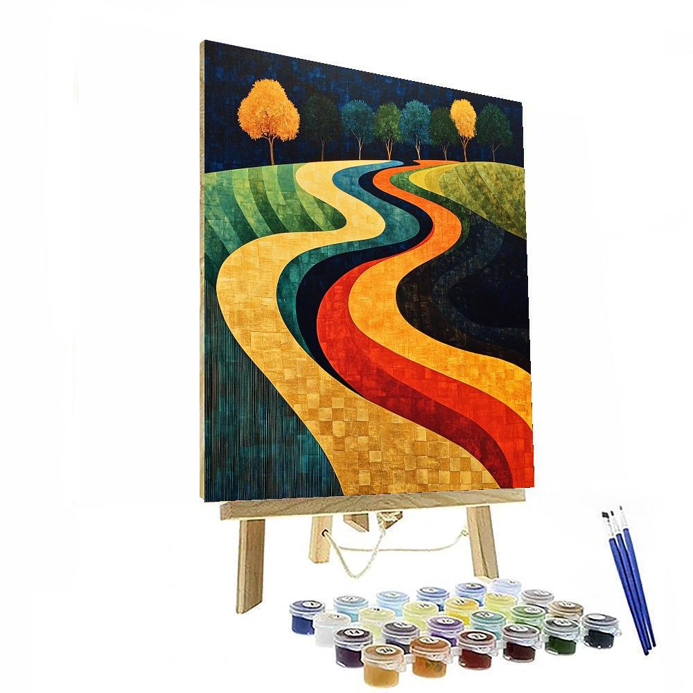 Nandalal Bose Inspired Pathways Of Thought  Paint By Numbers