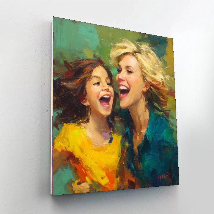 Cherished Laughs Number Painting