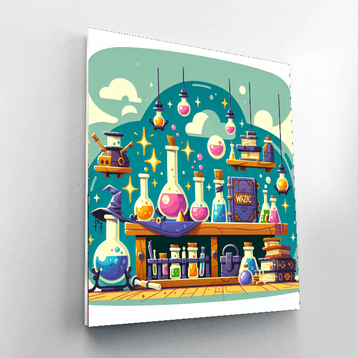 Wizard's Enchanted Lab Paint By Numbers Kits
