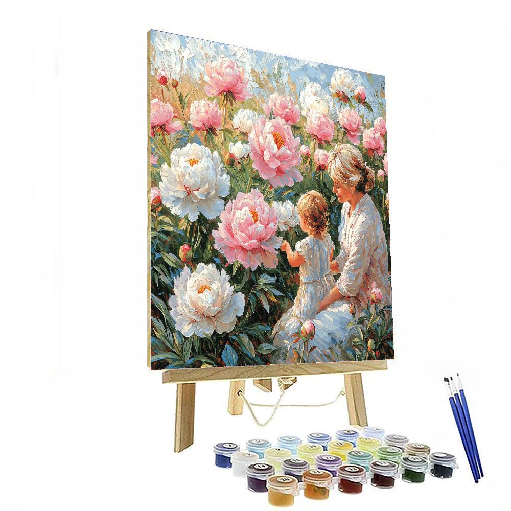 Precious Peonies Numbered Painting Kits