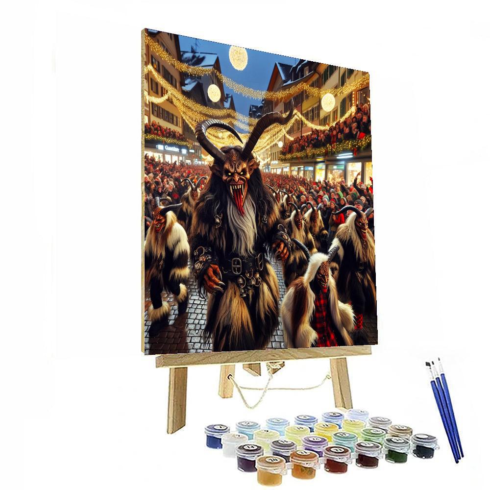Krampus Night - Austria Number Painting