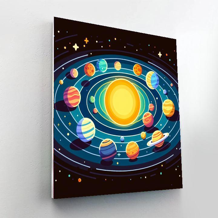 Cosmic Wonders With The Solar System Paint By Number