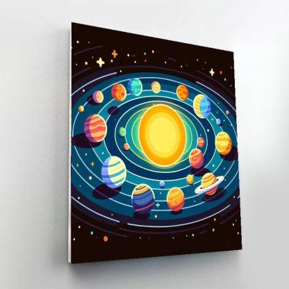 Cosmic Wonders With The Solar System Paint By Number