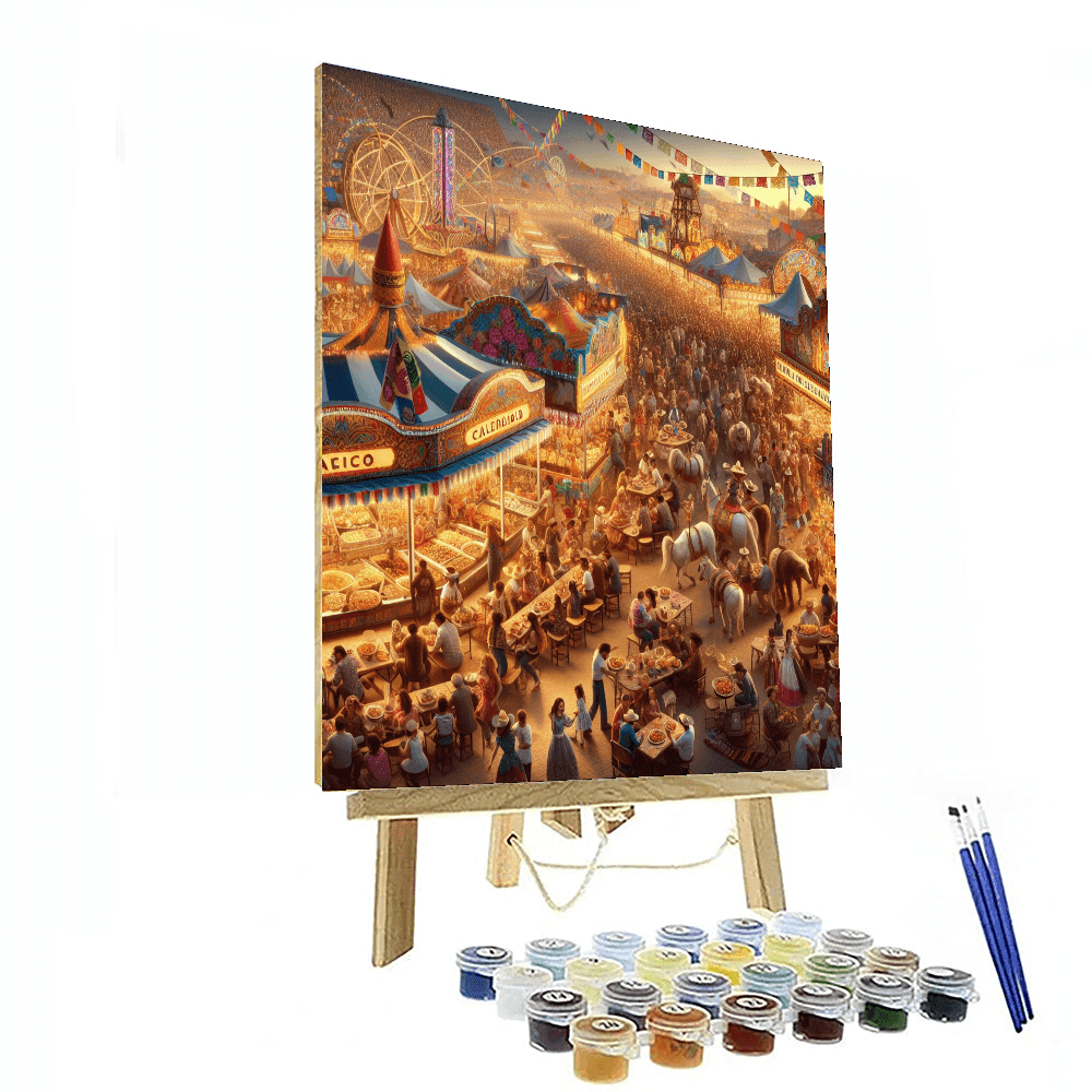 La Feria De San Marcos - Mexico DIY Paint By Numbers