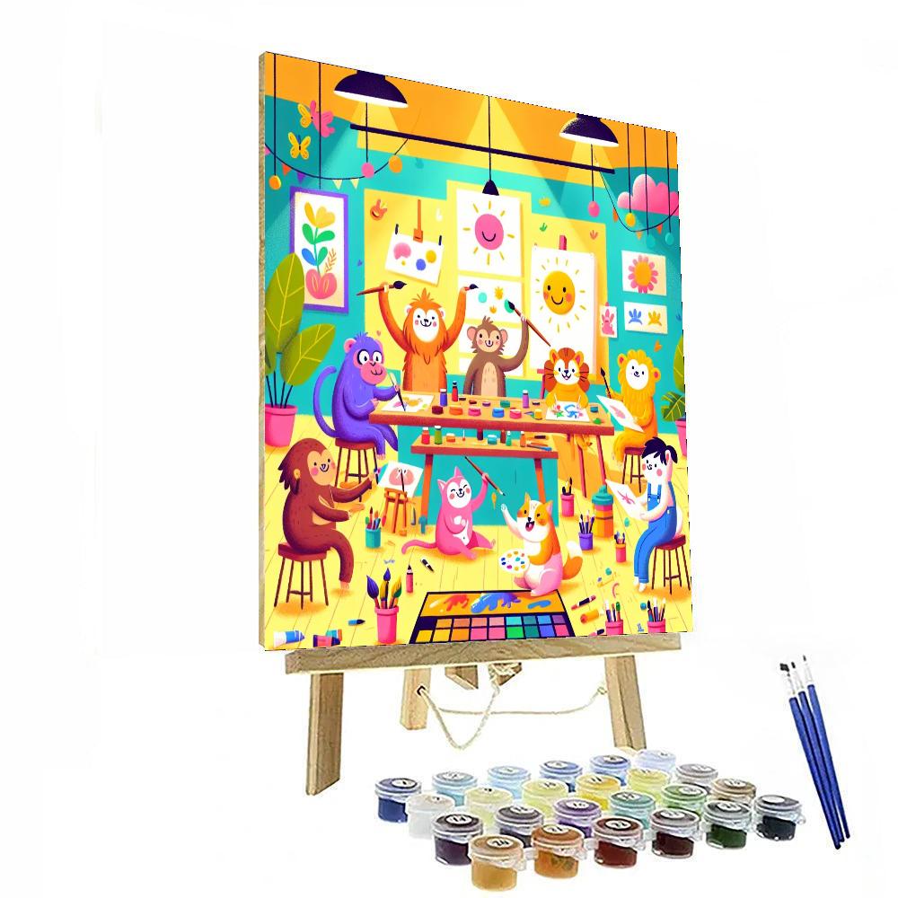 Artful Animals Adventure Paint By Numbers Art