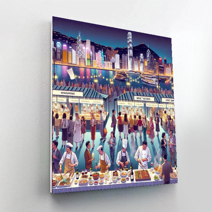 Hong Kong Wine And Dine Festival - Hong Kong Paint By Numbers Art