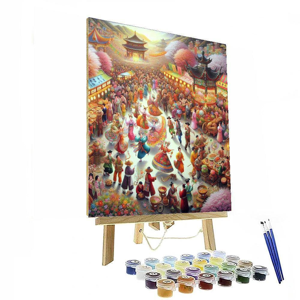 Fiesta De La Primavera DIY Paint By Numbers