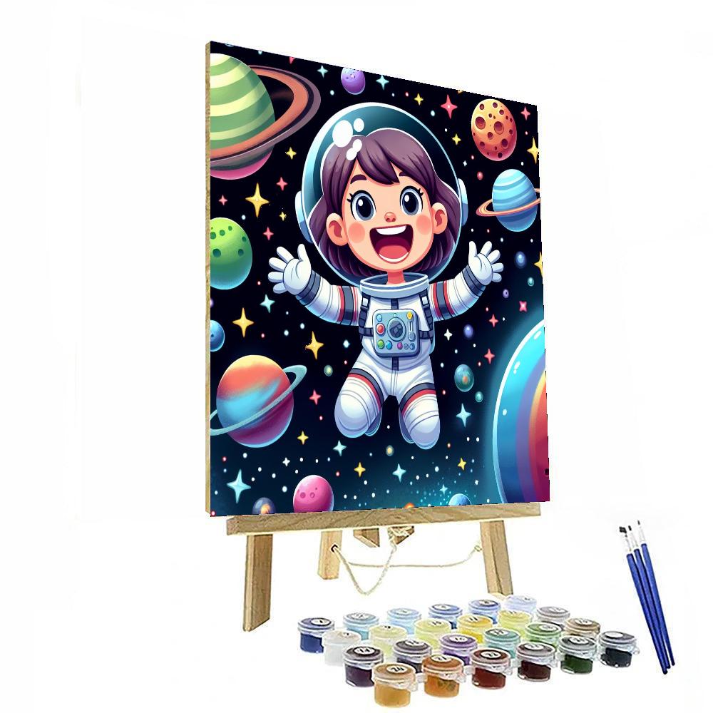 Cosmic Explorer's Diary Paint By Numbers Art
