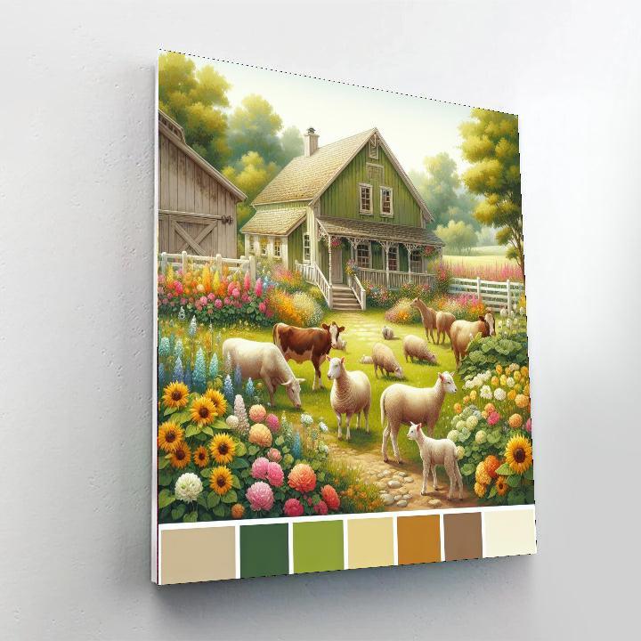 Charming Farmhouse Adventure Paint By Number