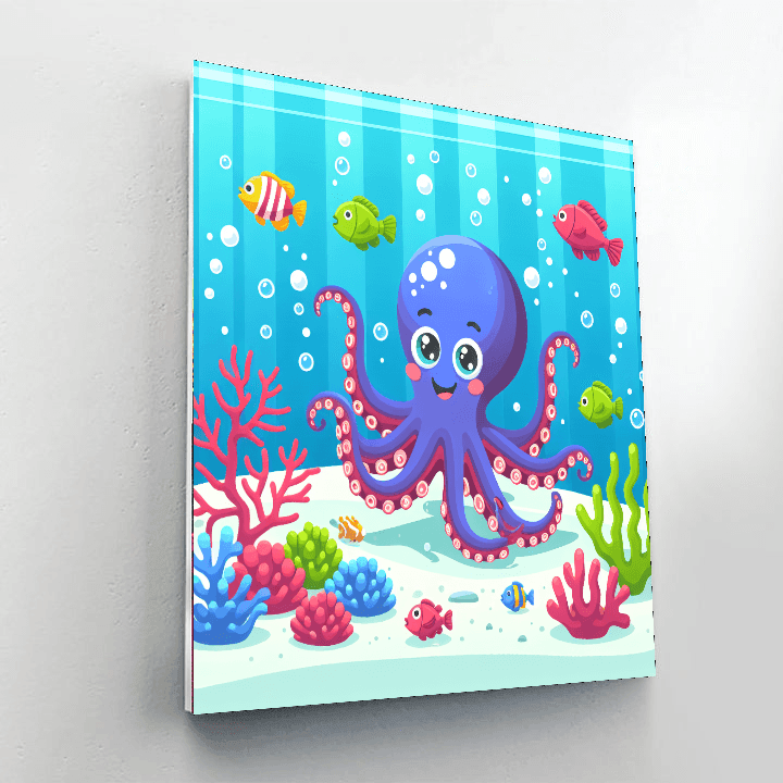 Giggling Octopus Paint By Number