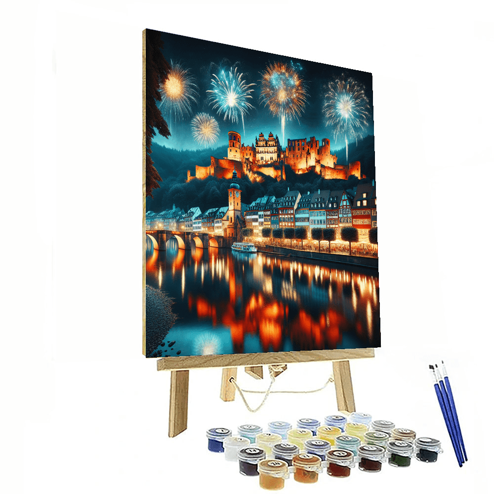 Heidelberg Castle Illumination - Germany DIY Paint By Numbers