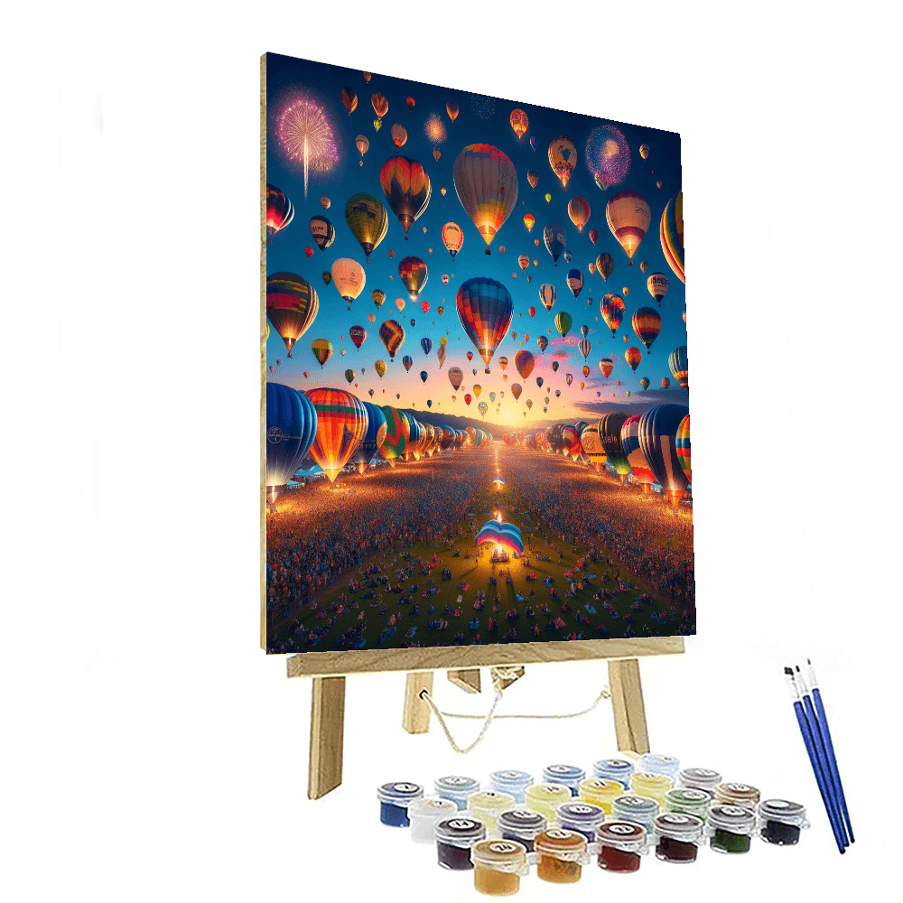 Balloon Fiesta - Usa Number Painting