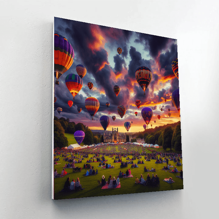 Bristol International Balloon Fiesta - England Paint By Color