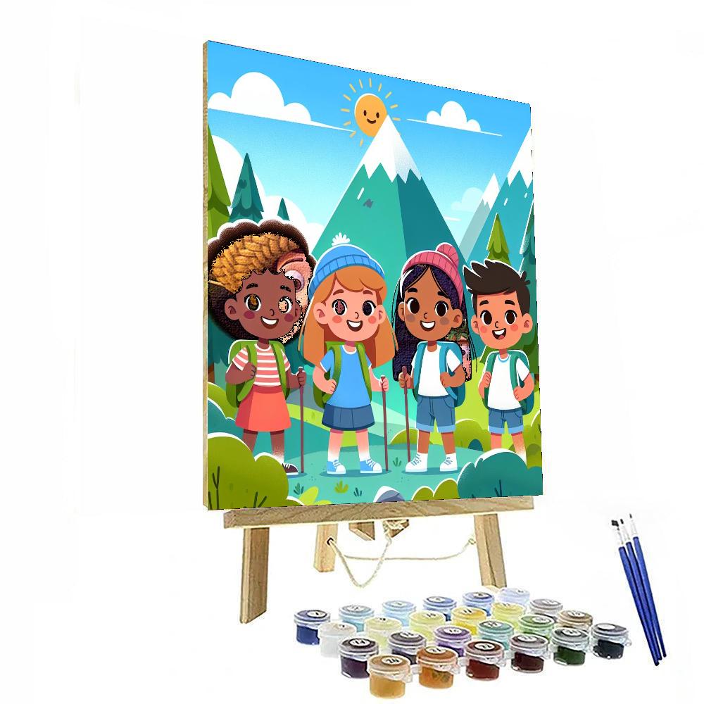 Magical Mountain Escape Number Painting