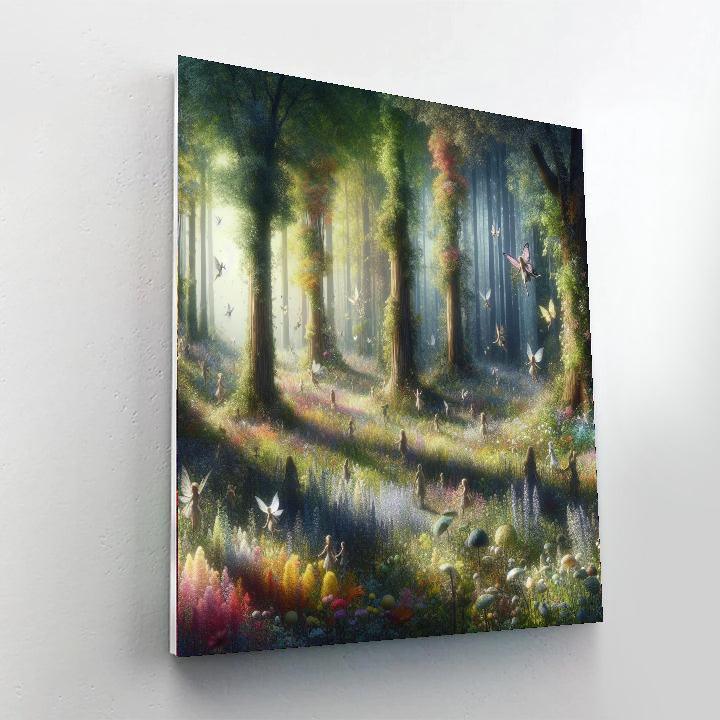 Forest Fairy Fantasia Paint By Number