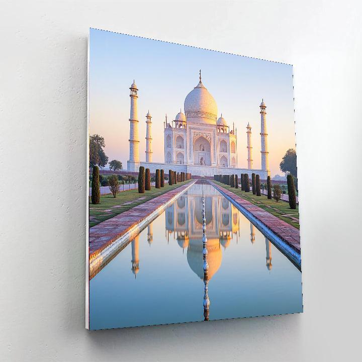 Taj Mahal - Agra Numbered Painting Kits