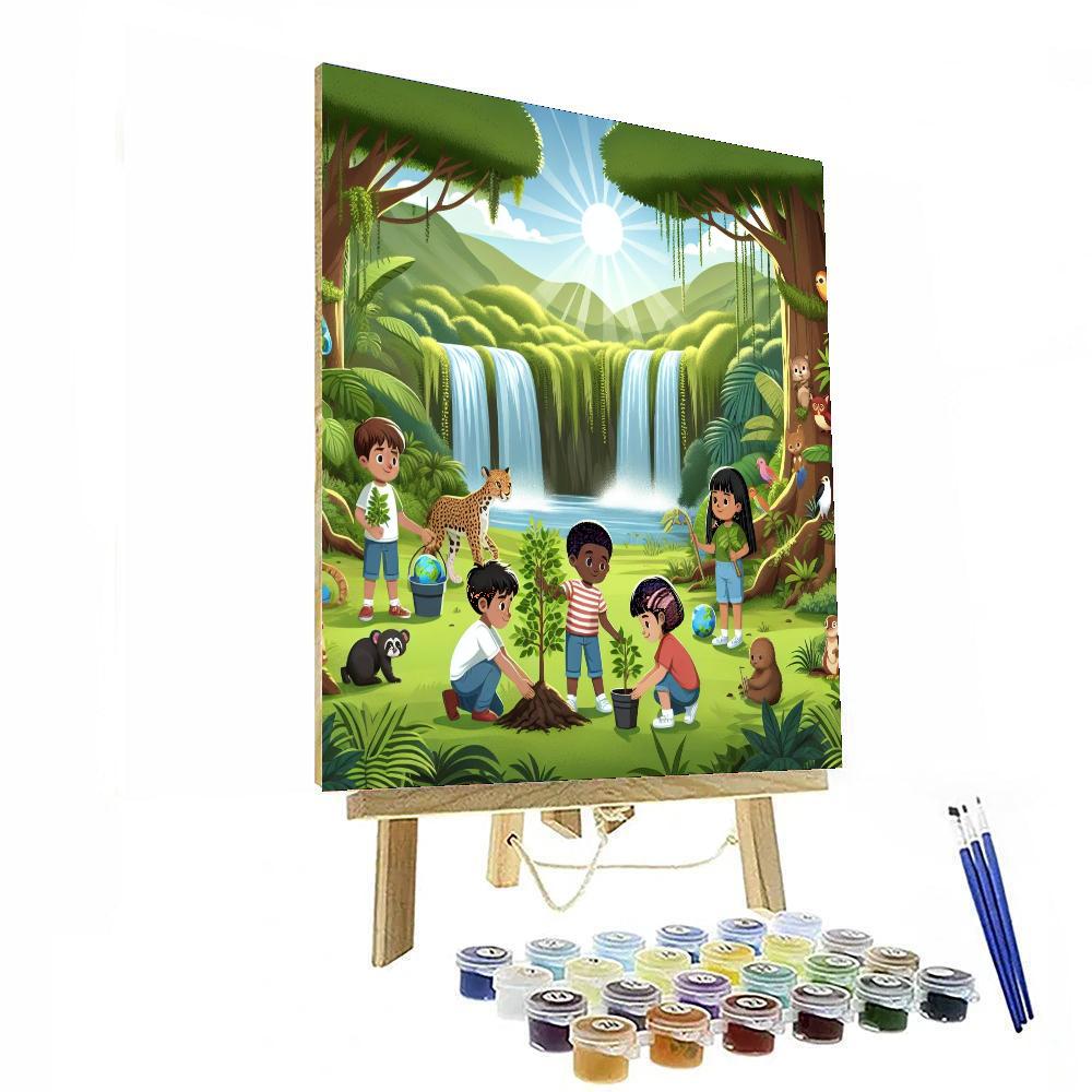 Rainforest Conservation Mission Paint By Number