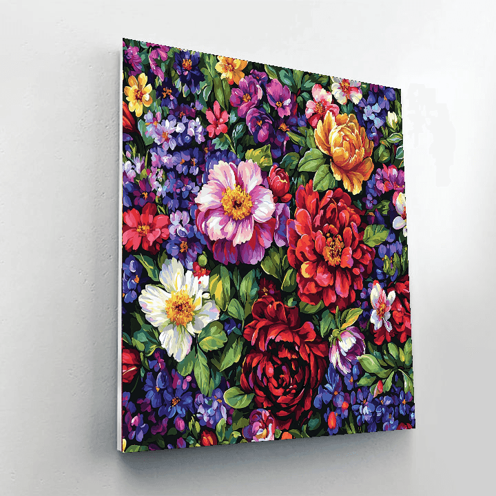 Georgia O'Keeffe Inspired Radiant Gardens  DIY Paint By Numbers
