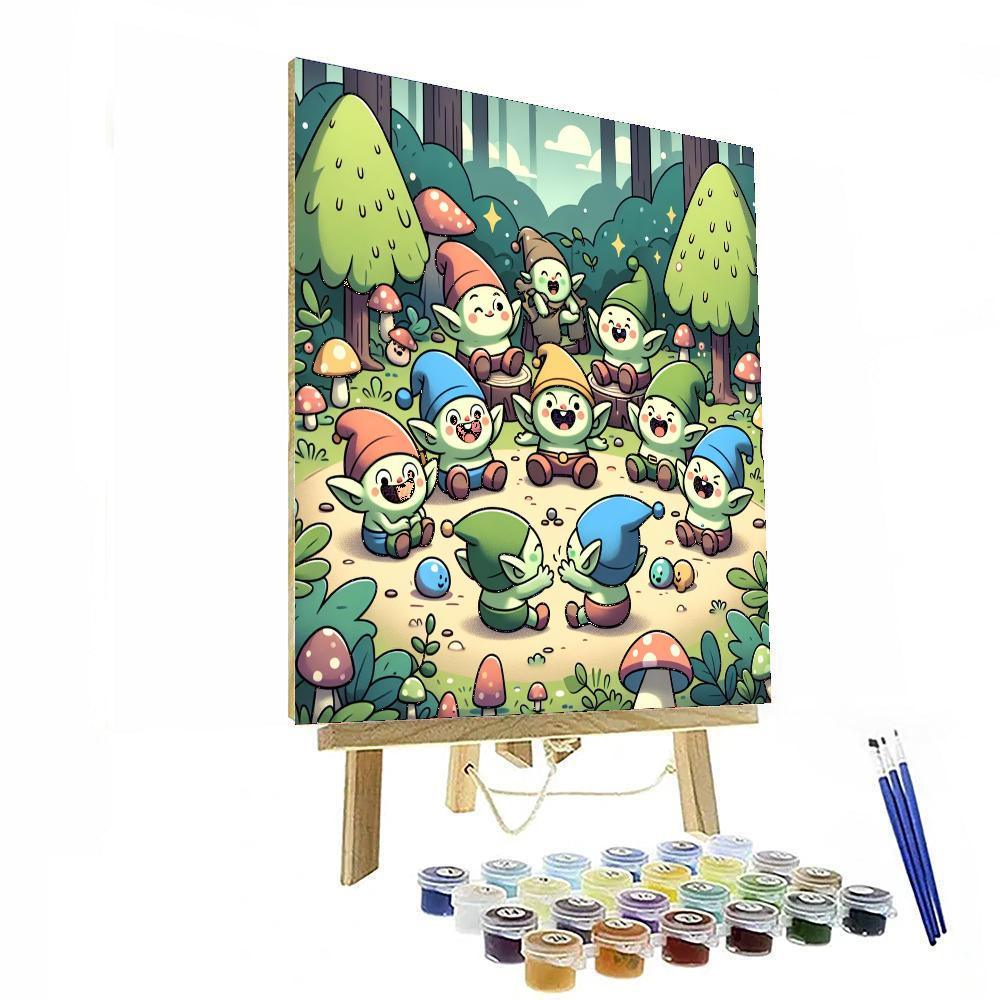 Giggly Goblins Gathering Paint By Number