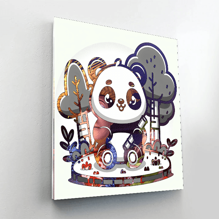 Pint-sized Panda Paint By Color