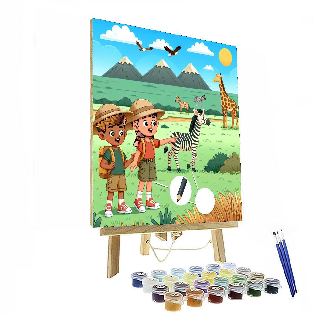 Savannah Safari Expedition DIY Paint By Numbers