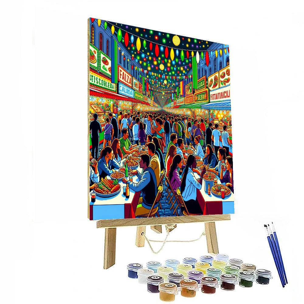 Fiesta De San Gennaro Paint By Numbers Art