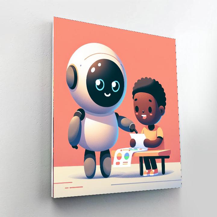 Robot Revolution Journey Painting Number Kit