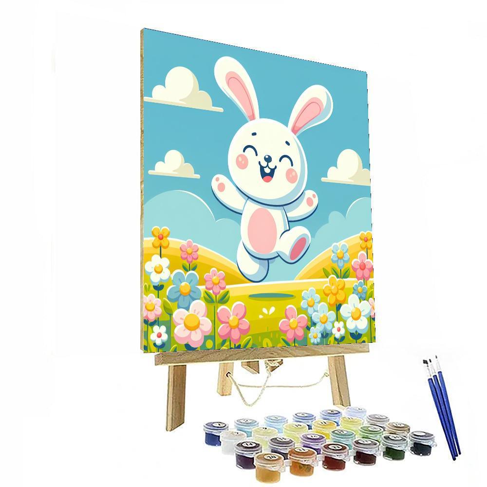 Giggles The Rabbit DIY Paint By Numbers