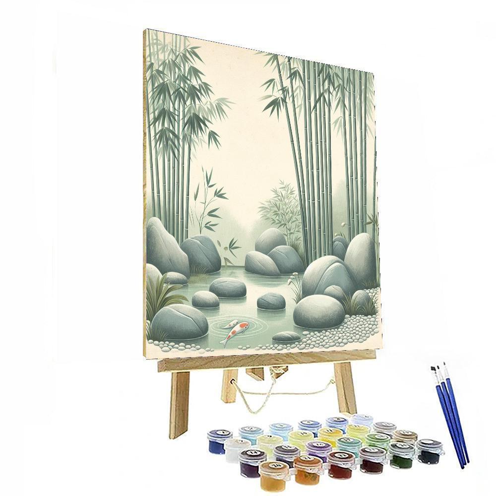 Serene Zen Garden Path Paint By Numbers Art