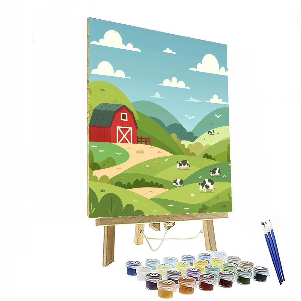 Quaint Countryside Numbered Painting Kits