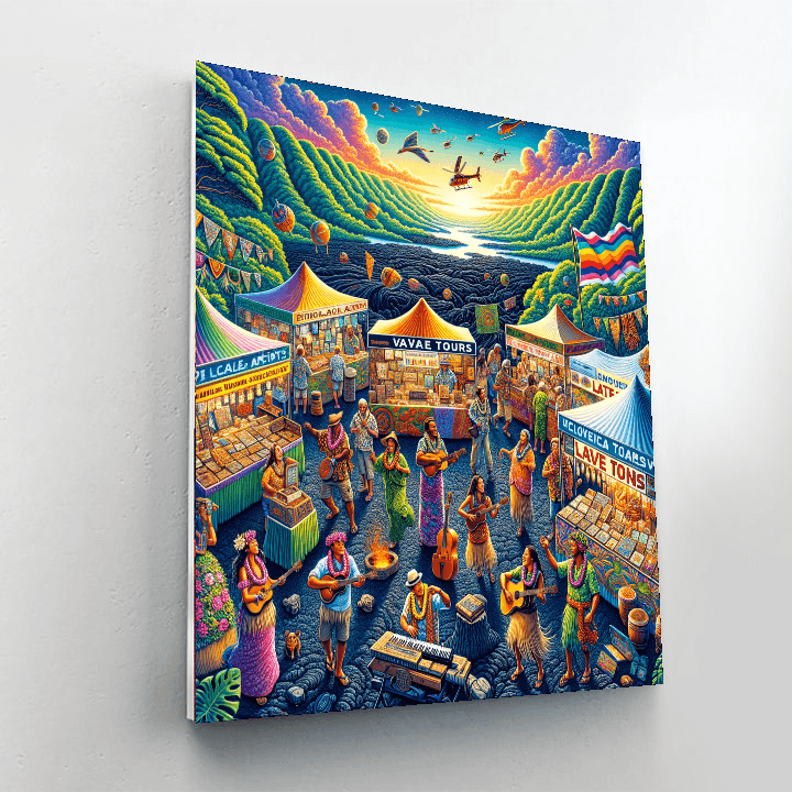 Pahoa Lava Fest - Usa Paint By Numbers