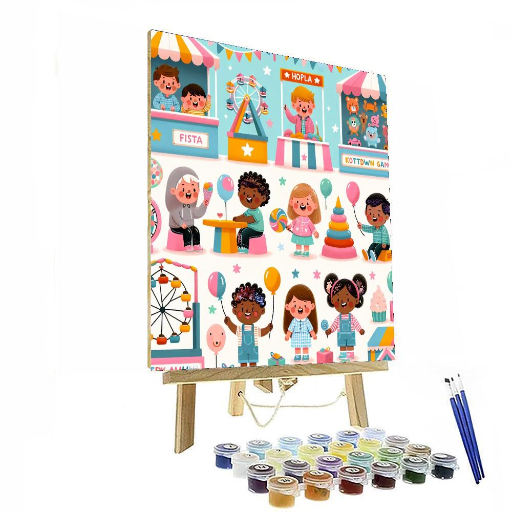 Colorful Carnival Adventures Paint By Number