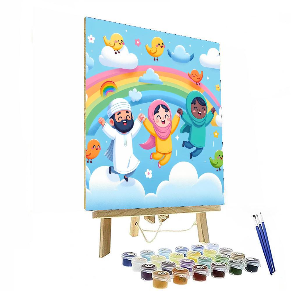 Fantasy Quest In The Clouds DIY Paint By Numbers