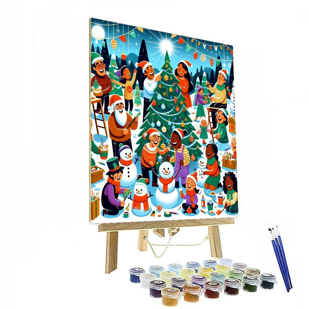 Charming Holiday Fun Paint By Numbers Kits