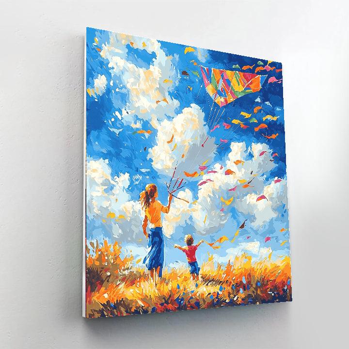 Kite Flying Joy Paint By Number