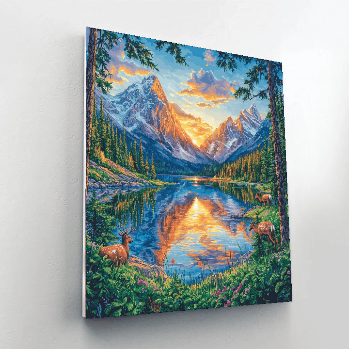 Jasper National Park Paint By Numbers Kits