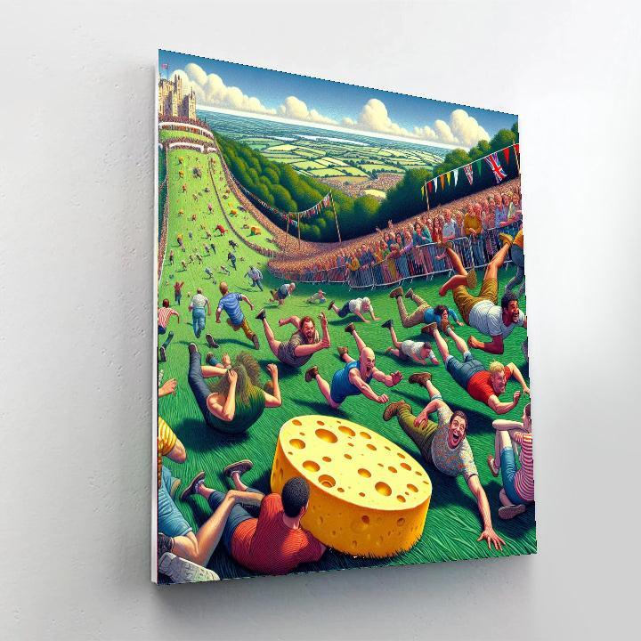 Cooper’s Hill Cheese-rolling Painting By Numbers Kit