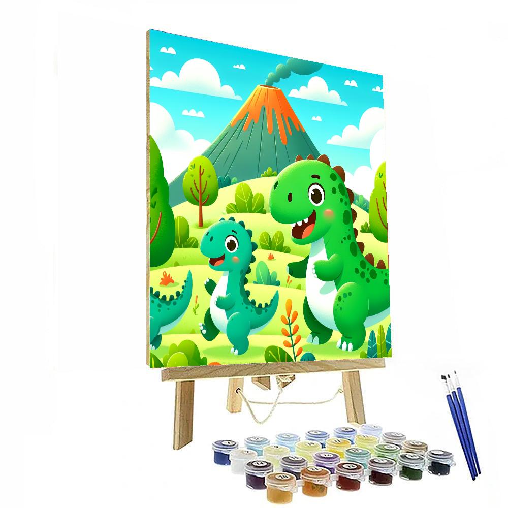 Dandy Dinos Number Painting