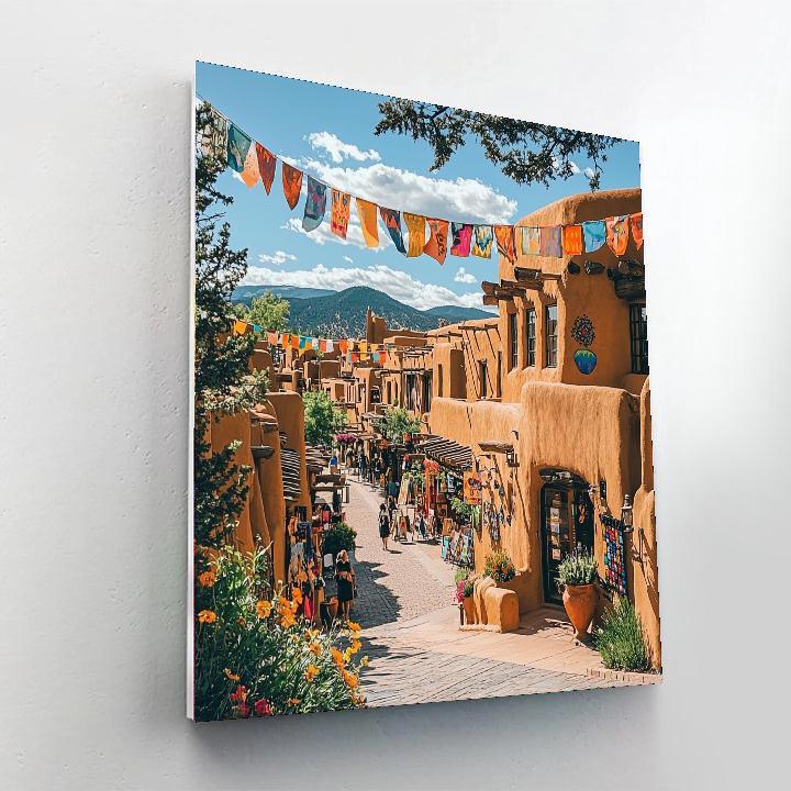 Santa Fe - New Mexico Paint By Number
