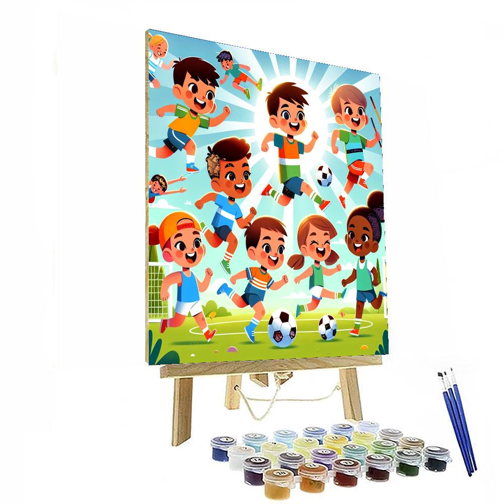 Sunny Sports Day Paint By Number