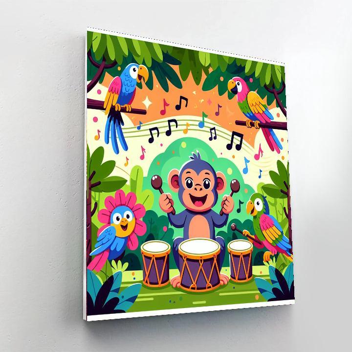 Jungle Rhythm Party Numbered Painting Kits