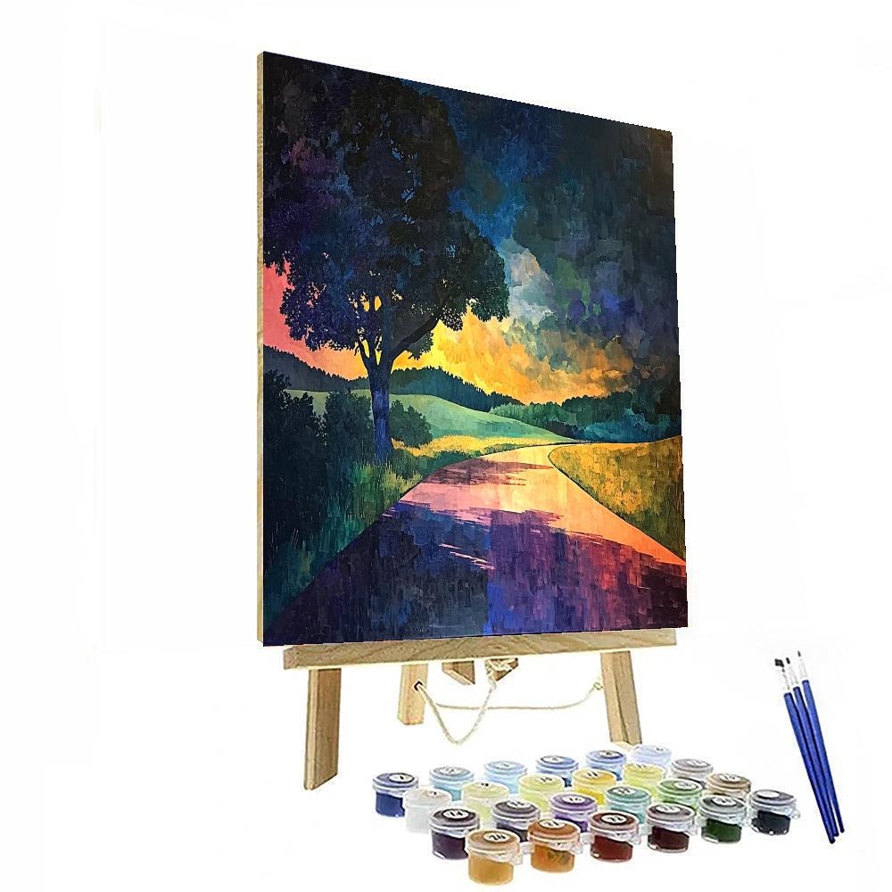 Paul Cézanne Inspired Light And Shadow Symphony  Paint By Numbers Kits