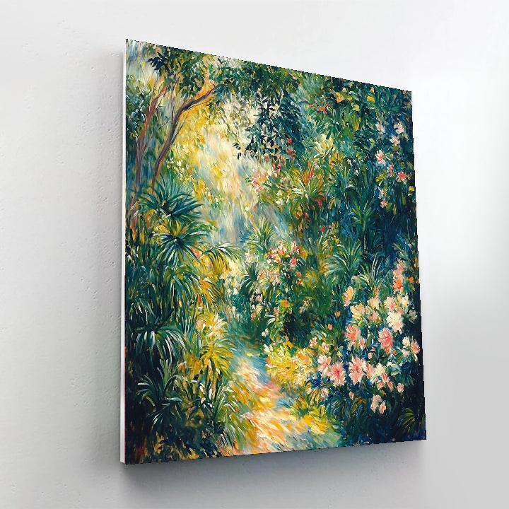 Pierre-Auguste Renoir Inspired Dappled Light In The Garden  Numbered Painting Kits