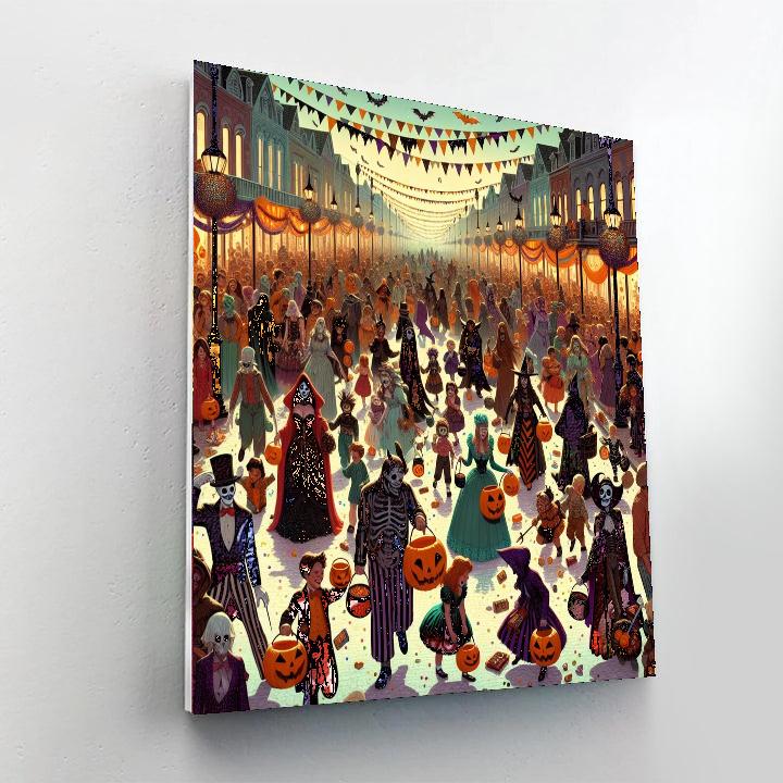 Halloween Festival - Usa Paint By Numbers Art