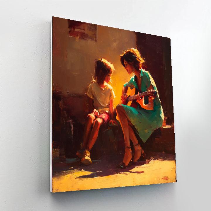 Mother's Heart Song Paint By Color