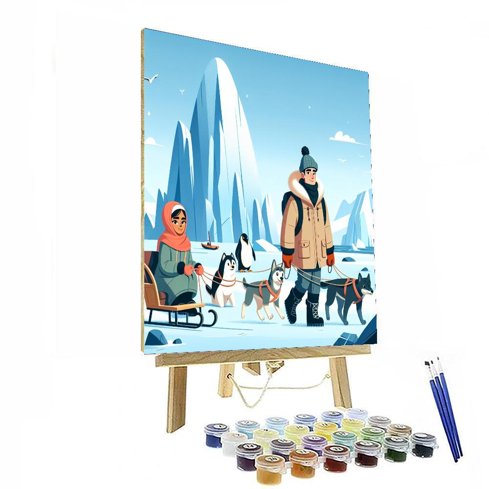 Arctic Explorers' Quest Painting Number Kit