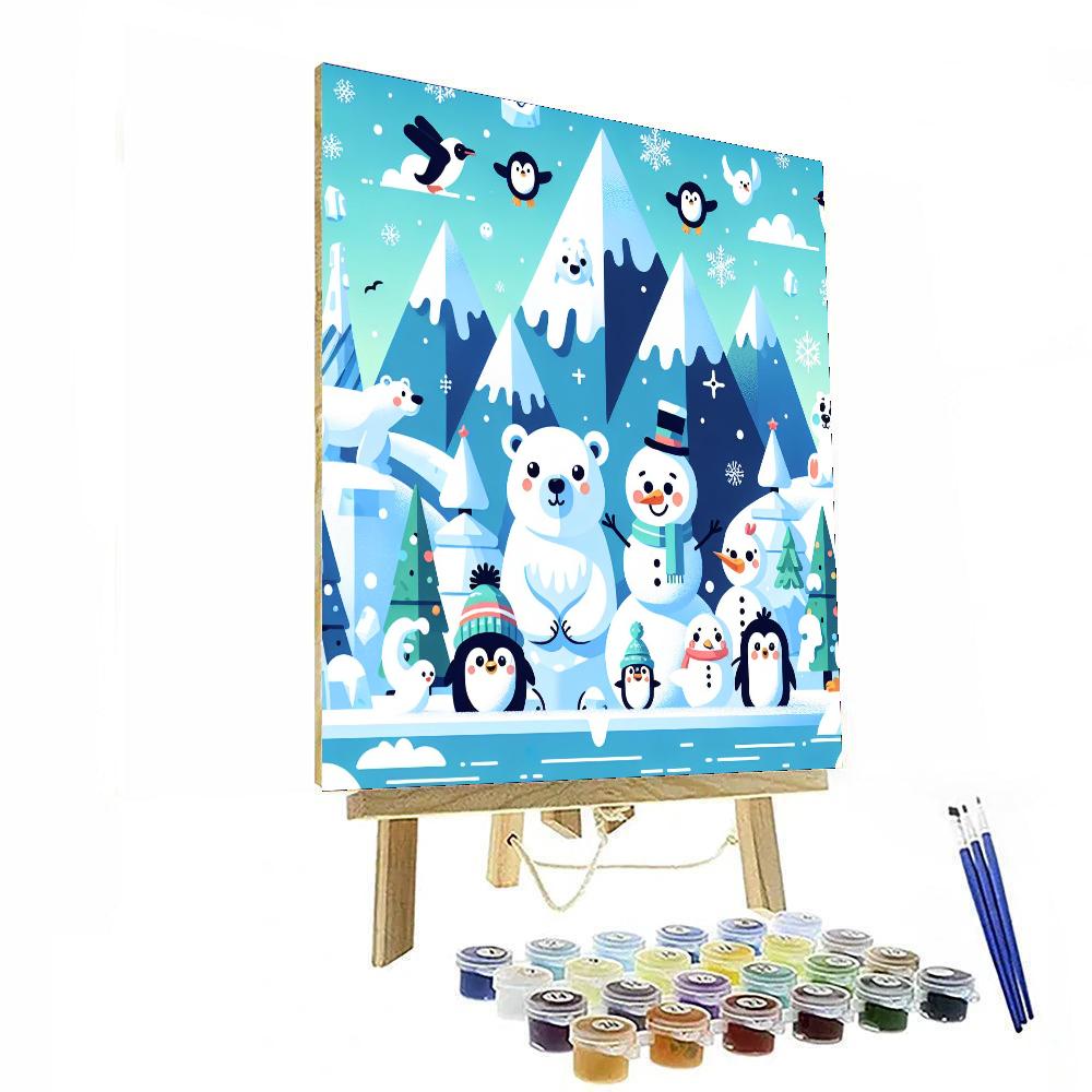 Polar Peaks Number Painting