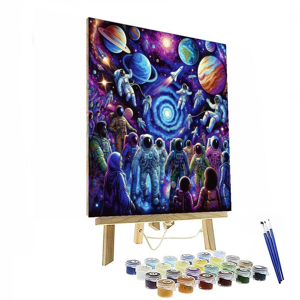 Daring Adventures in Space - DIY Painting By Numbers Kit – Artistry Rack